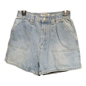 Wax Jean Women's Blue Denim Shorts M